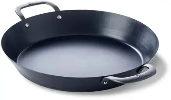 BK Black Steel paellapan inductie, 38 cm, carbon staal